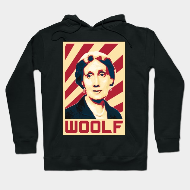 Virginia Woolf Retro Hoodie by Nerd_art